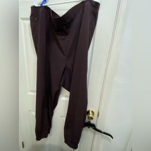 Brown wind pants